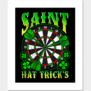 St Hat Trick's Day Darts St Patrick's Day Posters and Art